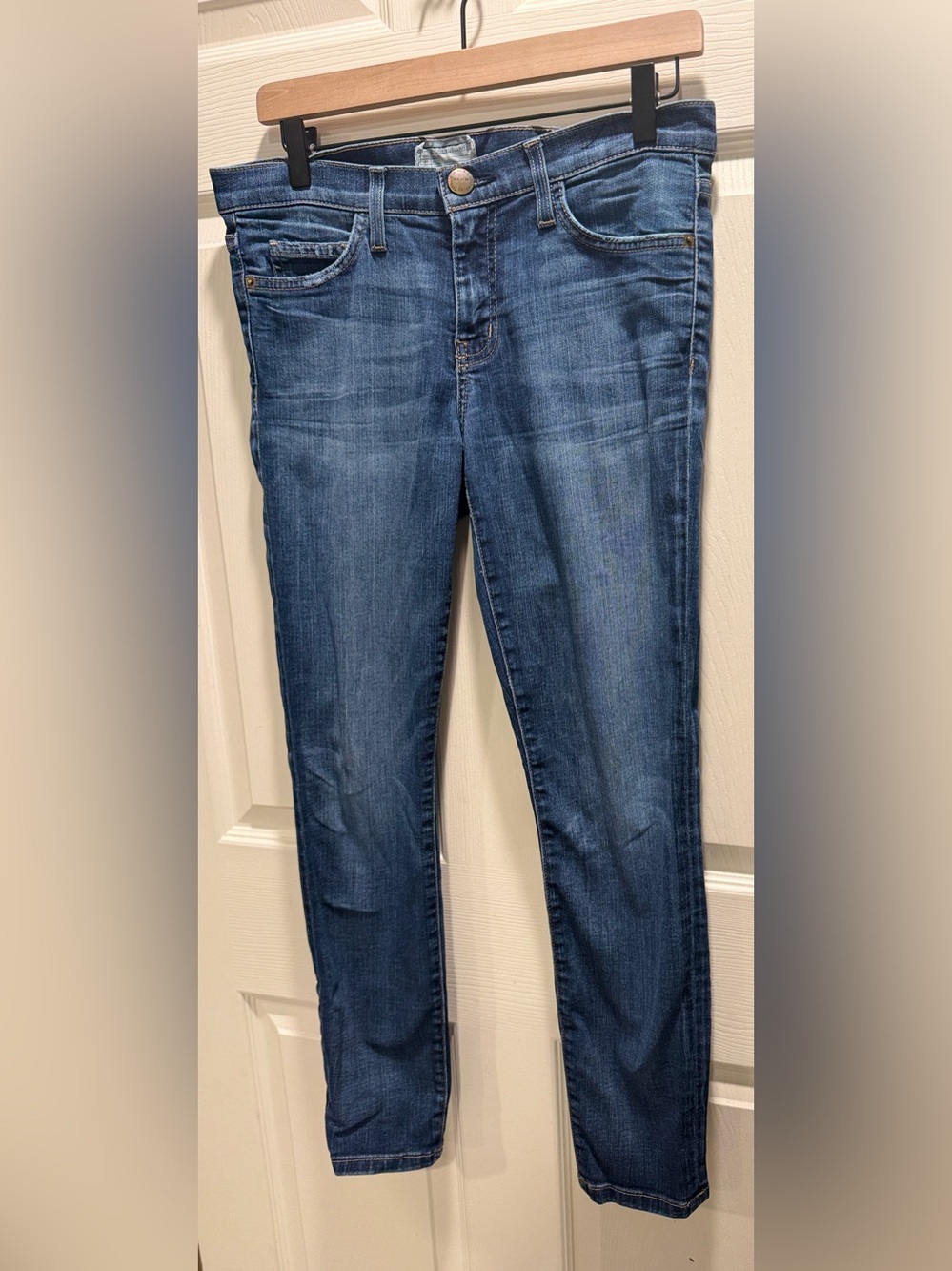 Current/Elliott The Stiletto Townie Jeans Size 29 Blue Skinny Stretch - Picture 5 of 14